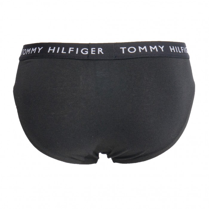  3er-Pack Tommy Slips aus Baumwolle - schwarz, grau und weiß - TOMMY HILFIGER *UM0UM02206-0TG 