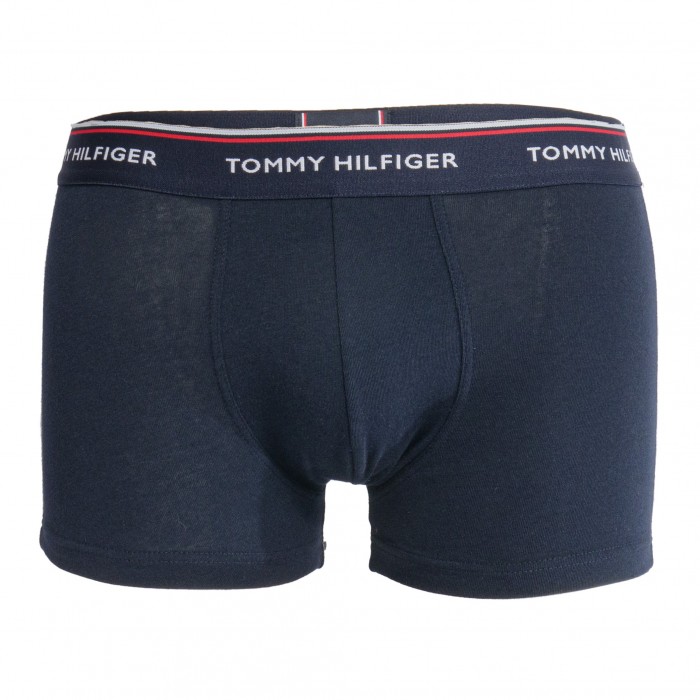  Set of 3 boxers in stretch cotton - navy, blue and red - TOMMY HILFIGER *1U87903842-0TU 