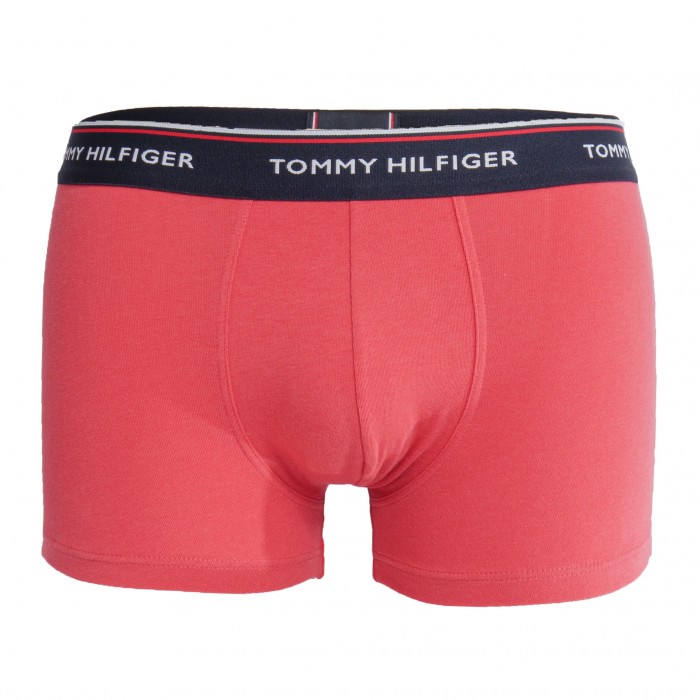  Set of 3 boxers in stretch cotton - navy, blue and red - TOMMY HILFIGER *1U87903842-0TU 