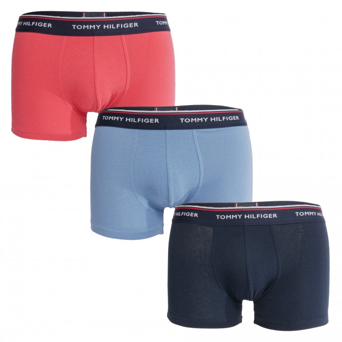  Set di 3 boxer in cotone stretch - navy, blu e rosso - TOMMY HILFIGER *1U87903842-0TU 