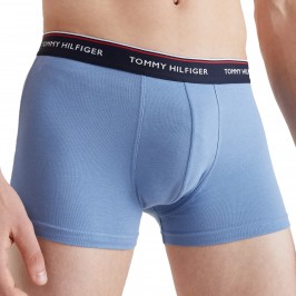  Set of 3 boxers in stretch cotton - navy, blue and red - TOMMY HILFIGER *1U87903842-0TU 