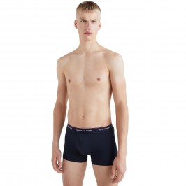  Exclusive 3er-Pack Trunks mit Logo-Bund navy, blau und rot - TOMMY HILFIGER *UM0UM01642-0TU 