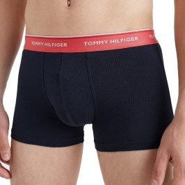  Lot de 3 boxers Tommy Exclusive à ceinture logo navy, bleu et rouge - TOMMY HILFIGER *UM0UM01642-0TU 