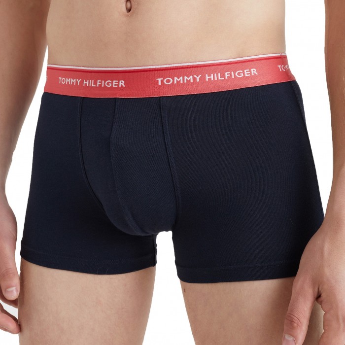  Pack de 3 calzoncillos Trunk Exclusive con logo navy, azul y rojo - TOMMY HILFIGER *UM0UM01642-0TU 