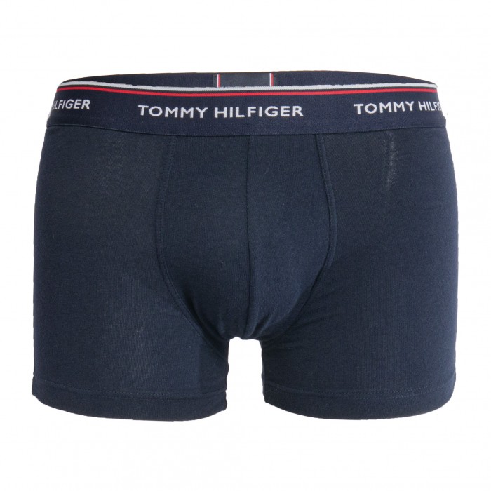  Exclusive 3er-Pack Trunks mit Logo-Bund navy, blau und rot - TOMMY HILFIGER *UM0UM01642-0TU 