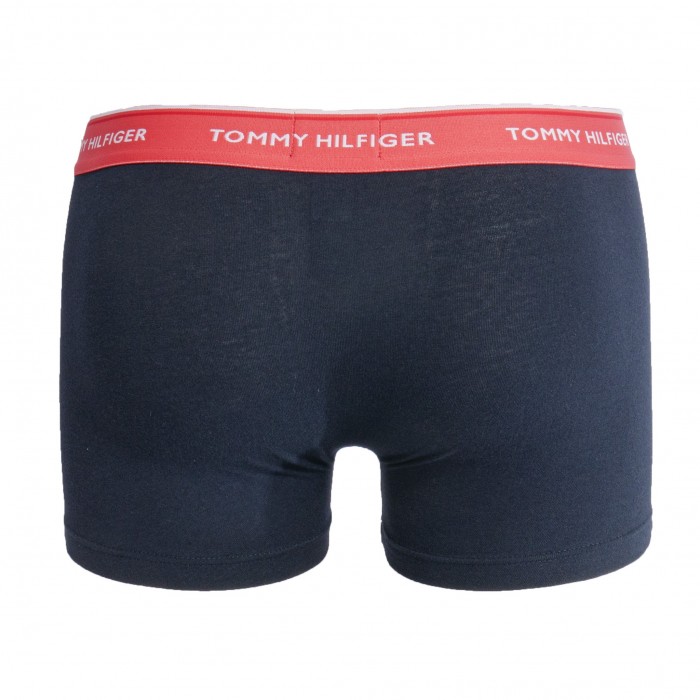  Exclusive 3er-Pack Trunks mit Logo-Bund navy, blau und rot - TOMMY HILFIGER *UM0UM01642-0TU 