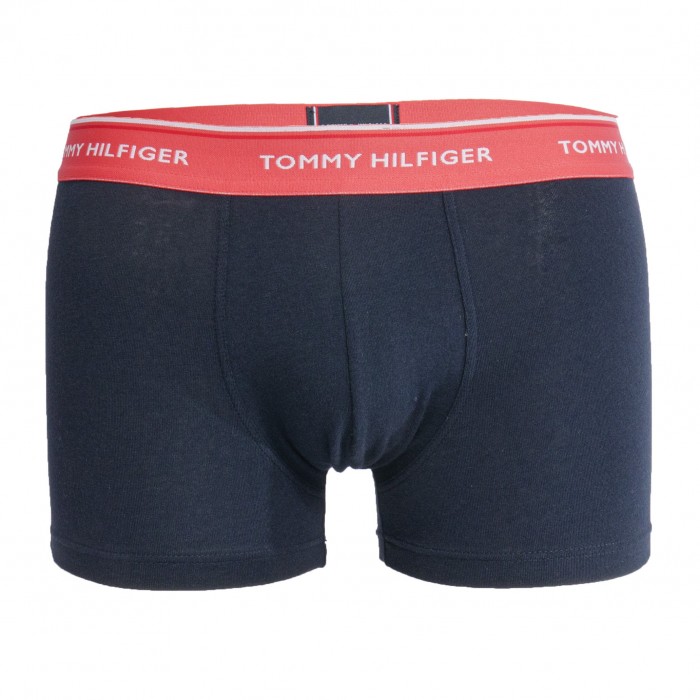  Exclusive 3er-Pack Trunks mit Logo-Bund navy, blau und rot - TOMMY HILFIGER *UM0UM01642-0TU 