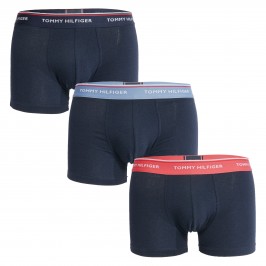  Exclusive 3er-Pack Trunks mit Logo-Bund navy, blau und rot - TOMMY HILFIGER *UM0UM01642-0TU 