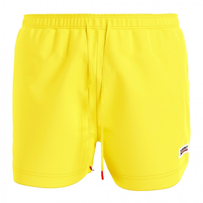 Mid-length swim shorts with drawstring Tommy Jeans - yellow - TOMMY HILFIGER *UM0UM02478-ZIK