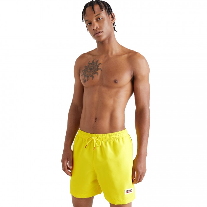  Pantalones cortos de natación de longitud media con cordón Tommy Jeans - amarillo - TOMMY HILFIGER *UM0UM02478-ZIK 