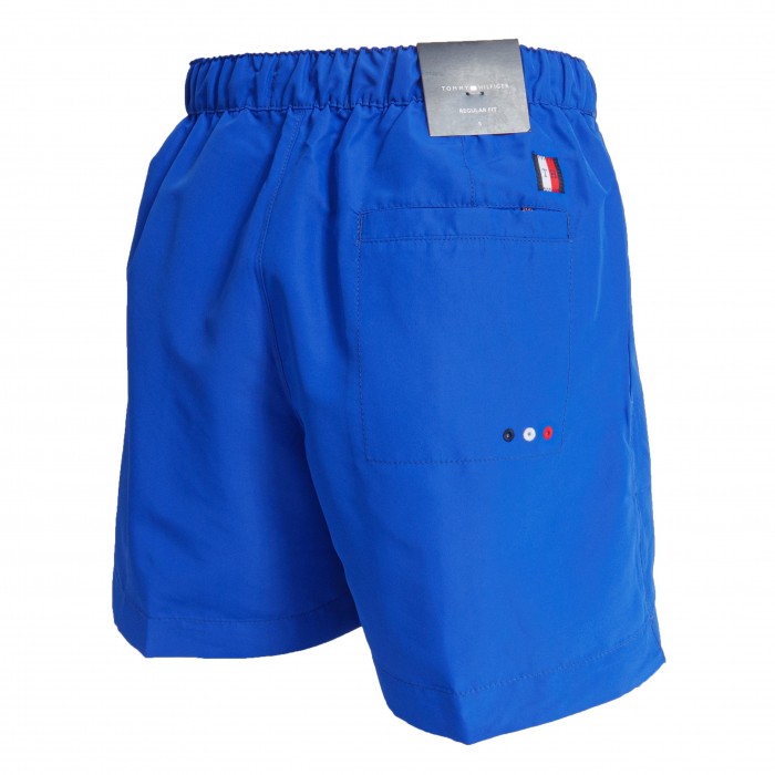  Short de bain mi-long Tommy à logo signature - bleu - TOMMY HILFIGER *UM0UM02299-C66 