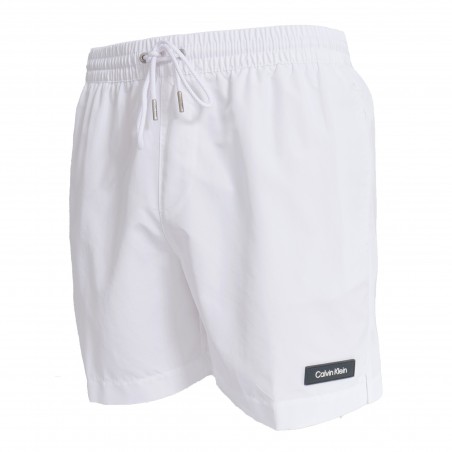 Bañador De Largo Medio Con Cordón Calvin Klein Core solids - blanco