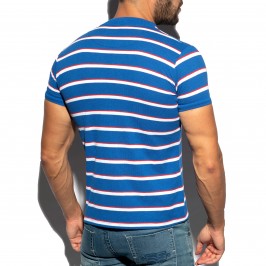  Polo Shirt Stripes - bleu royal - ES COLLECTION POLO34-C16 