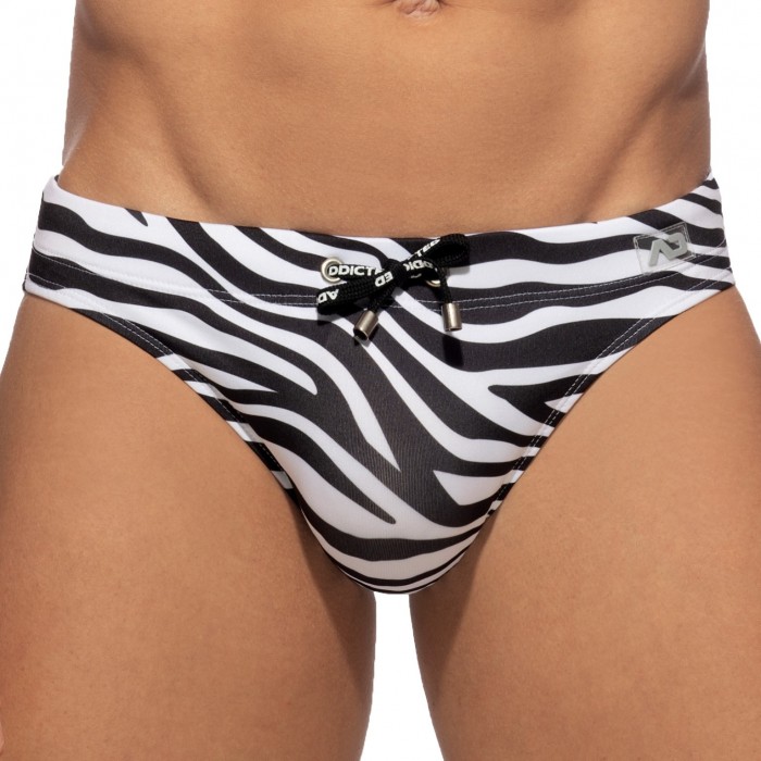  Slip de bain Zebra - ADDICTED ADS304-C10 