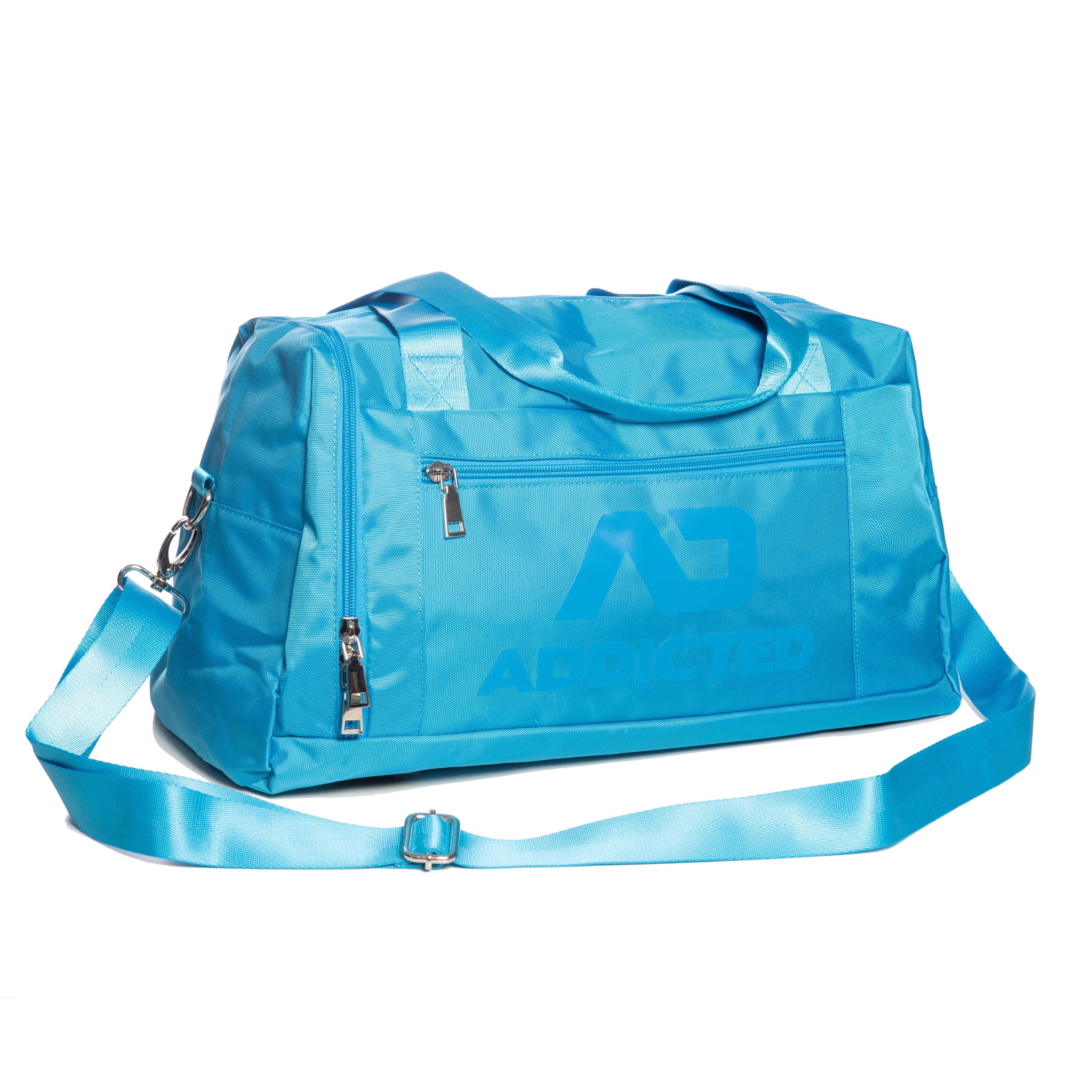 ADDICTED - turquoise gym bag: Bags for him for man brand ADDICTED f