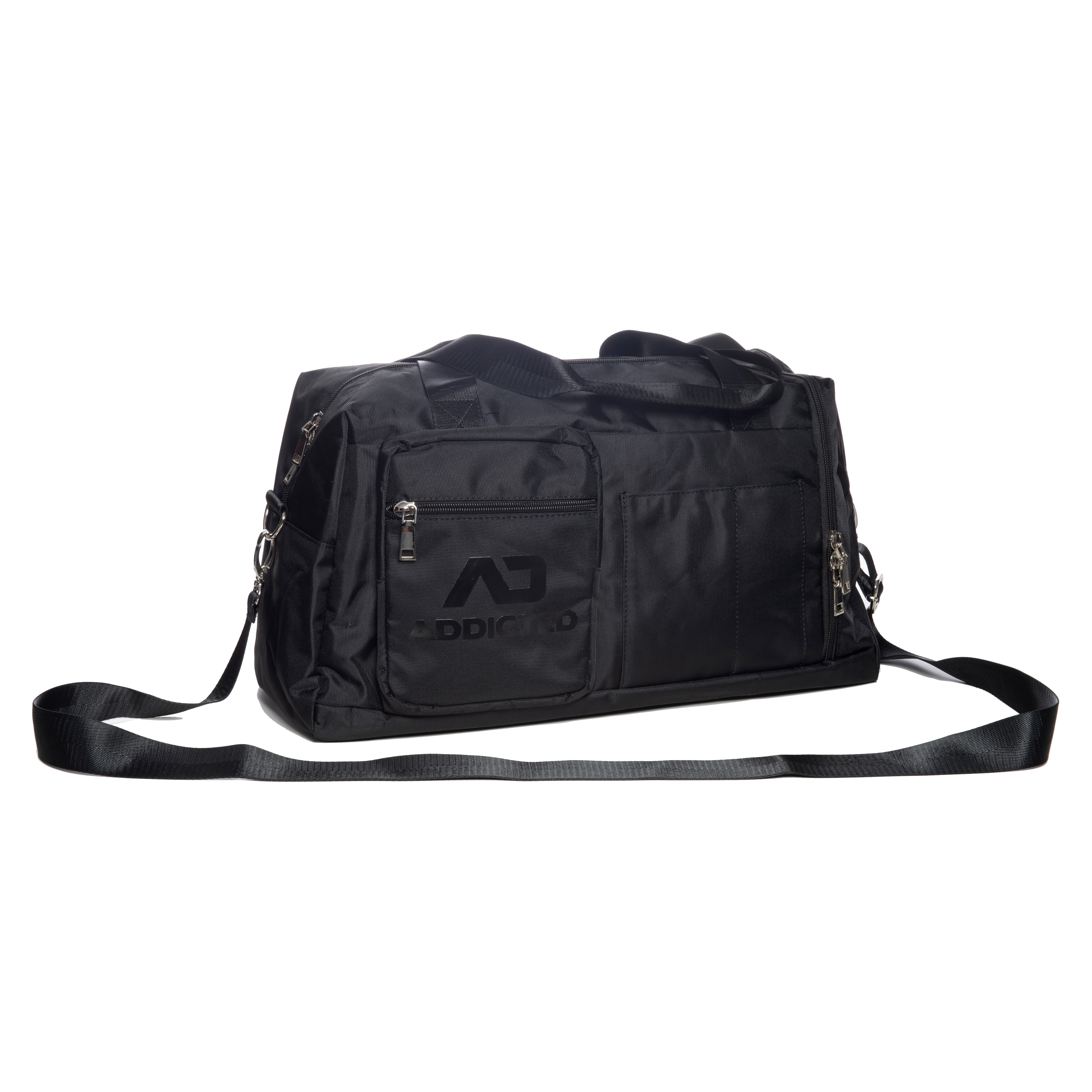 ADDICTED - bolsa de gimnasio negra: Bolsos hombre para hombre de ma