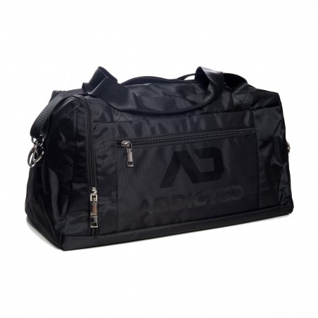 ADDICTED - black gym bag