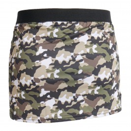  Iconic Skirt- khaki camouflage - TOF PARIS TOF214K 