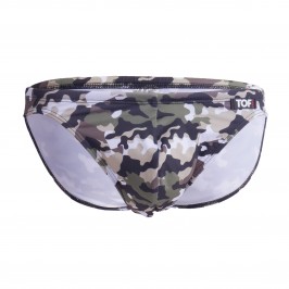 Bikini de baño Iconic - camuflaje caqui - TOF PARIS TOF205K