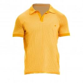Country Kurzarm-Poloshirt - gelb - MODUS VIVENDI 02241-YELLOW