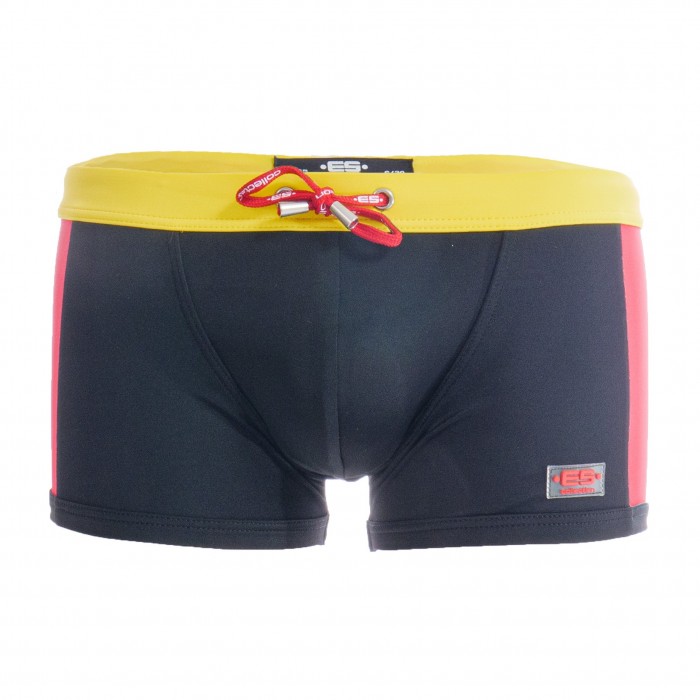 Shorty de bain flags - noir - ES COLLECTION 2209-C10