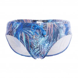 Slip de bain tropical glitter - navy - ES COLLECTION 2223-C09