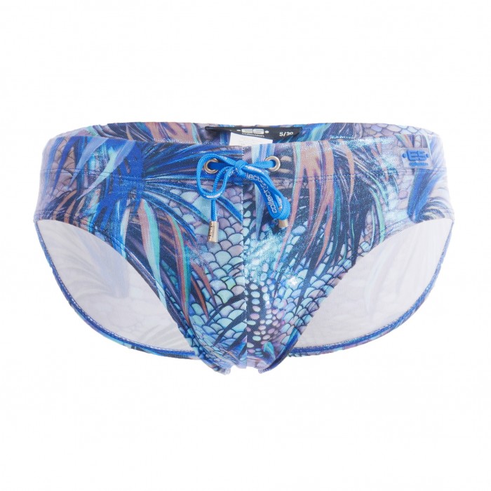 Slip de bain tropical glitter - ES COLLECTION 2223-C09