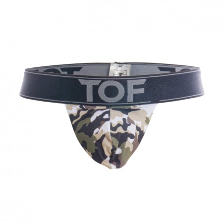 Iconic Stringless Thong - Camo khaki