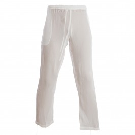 Pantalon Lounge - blanc - L'HOMME INVISIBLE HW144-LOU-002
