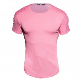 Basic Ranglan t-shirt - rose - ES COLLECTION TS245-C05