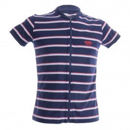 Polo Shirt Stripes - rouge - ES COLLECTION POLO34-C09