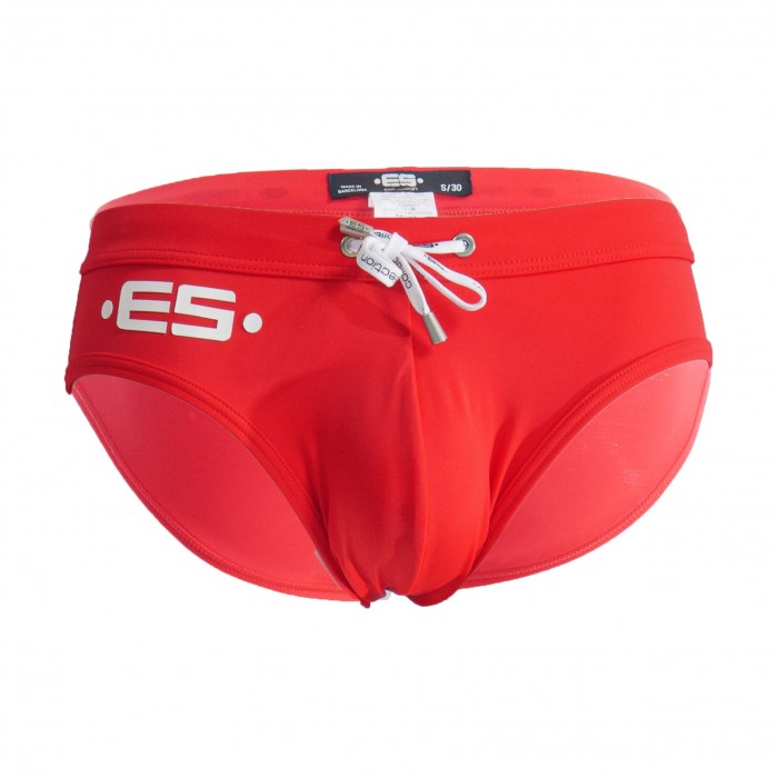 Slip de bain Europe 2.0 - rouge - ES COLLECTION 2212-C06