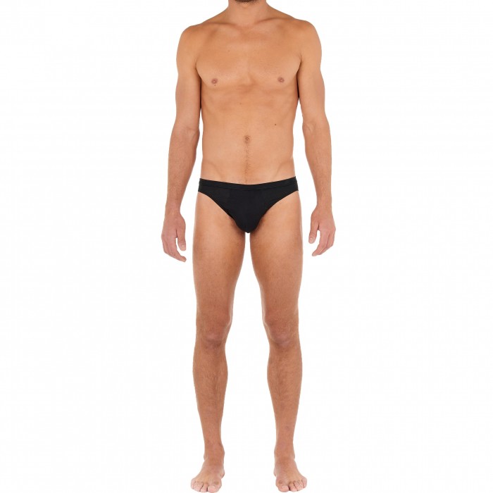  Micro Brief Comfort Supreme Cotton - black - HOM 402448-0004 