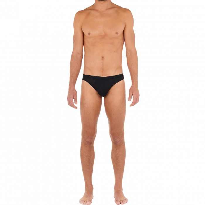  Micro Brief Comfort Supreme Cotton - black - HOM 402448-0004 