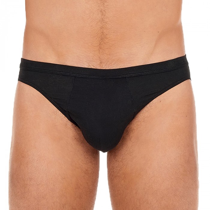  Micro Brief Comfort Supreme Cotton - black - HOM 402448-0004 