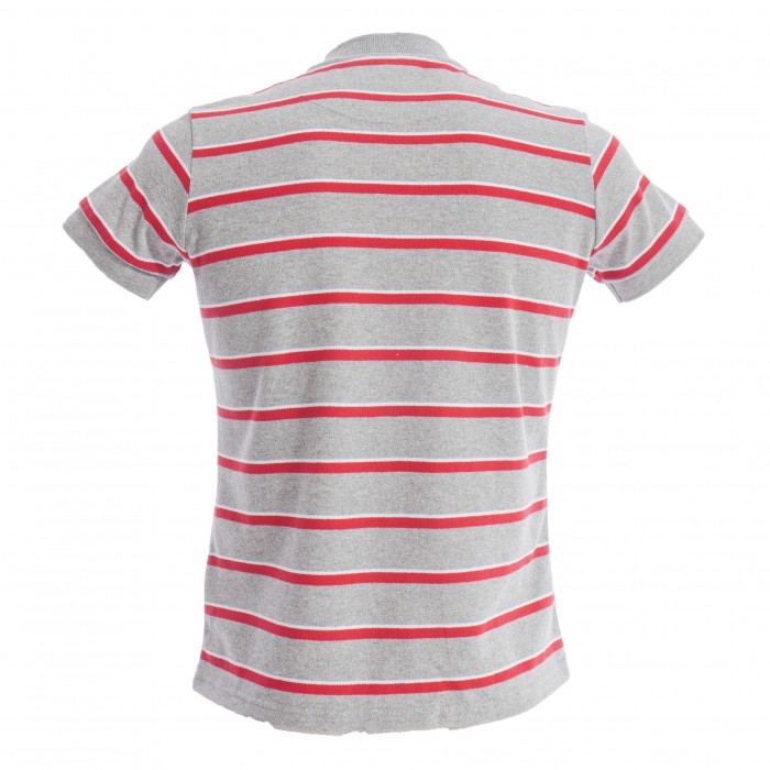  Polo Shirt Stripes - rouge - ES COLLECTION POLO34-C11 