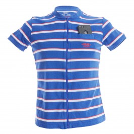 Polo Shirt Stripes - rouge - ES COLLECTION POLO34-C16