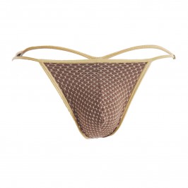 String Luxury - marron - ES COLLECTION UN558-C13