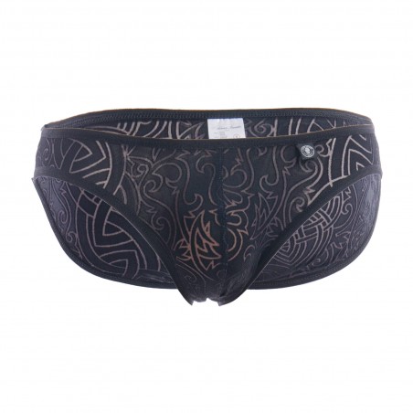 Devoré Noir - Mini Slip
