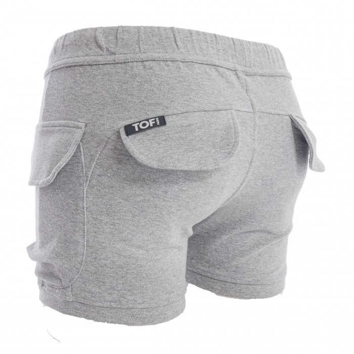  Short Cargo - gris - TOF PARIS TOF204G 