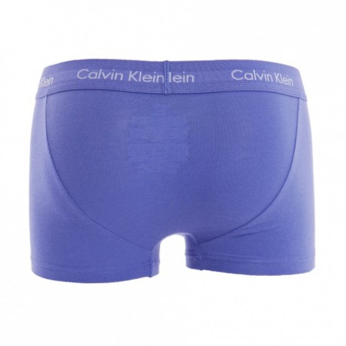  Set di 3 boxer a vita bassa Cotone Stretch - blu, nero e viola - CALVIN KLEIN *U2664G-1WH 