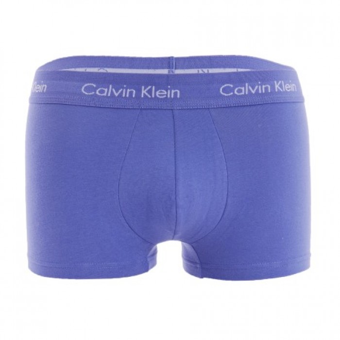  Boxer taille basse Calvin Klein Cotton Stretch (Lot de 3) - bleu, noir et violet - CALVIN KLEIN *U2664G-1WH 