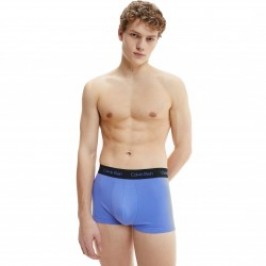  Set of 3 boxers low waist Cotton Stretch - blue, black and purple - CALVIN KLEIN *U2664G-1WH 