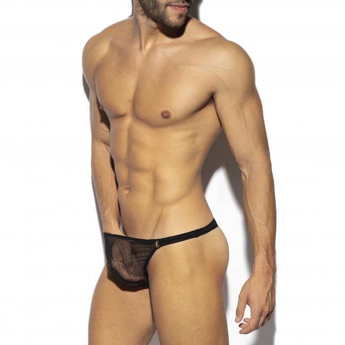  Thong plumetti - black - ES COLLECTION UN469-C10 