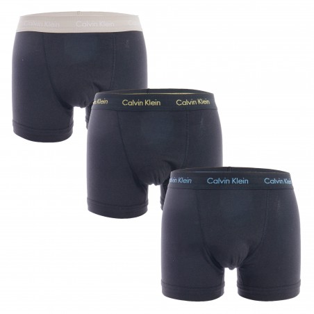 Boxer Calvin Klein Cotton Stretch (Lot de 3) - noir