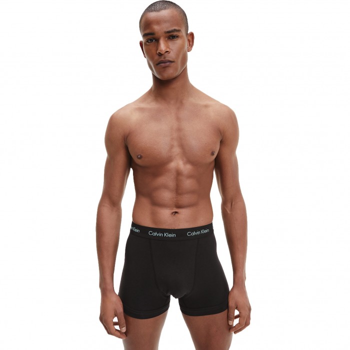  Set of 3 Boxers Cotton Stretch - black - CALVIN KLEIN *U2662G-1TL 