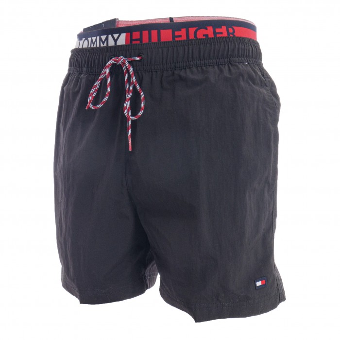 Bañador de medio largo con logo en la cintura Tommy hilfiger - rojo - TOMMY HILFIGER *UM0UM02509-BDS