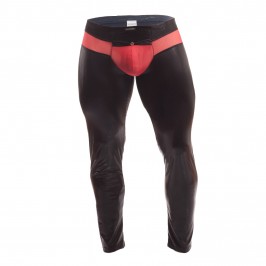 Leggins Clubwear Poison - nero e rosso - WOJOER 377T269-SR