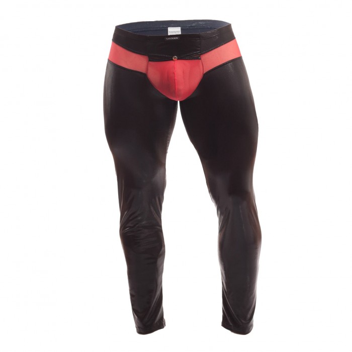 Leggins Clubwear Poison - black and red - WOJOER 377T269-SR