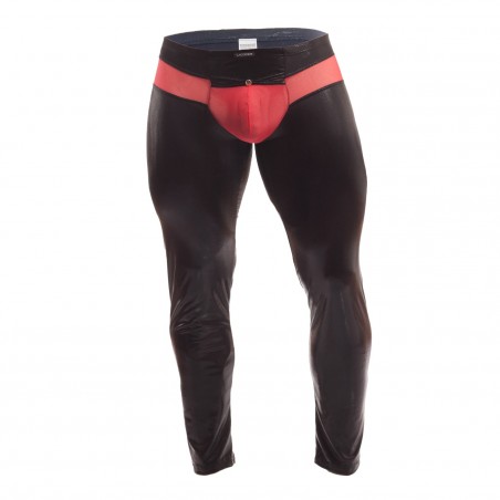 Leggins Clubwear Poison - black and red